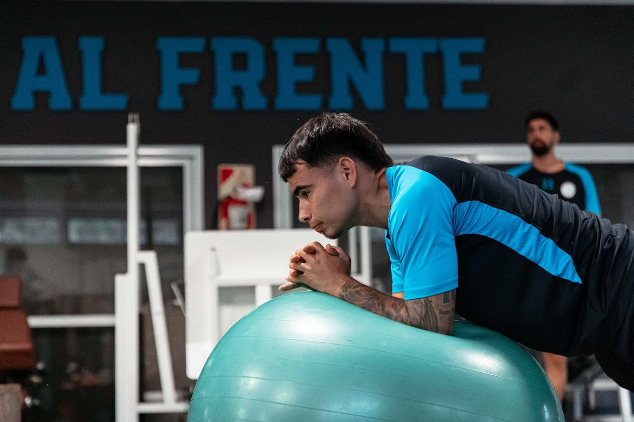 Lucas Zelarayán, capitán de Belgrano en la previa al clásico.