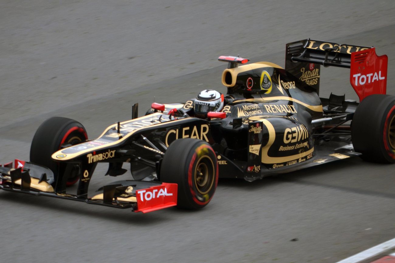 El Lotus E20 que conducirá Franco Colapinto en Buenos Aires.