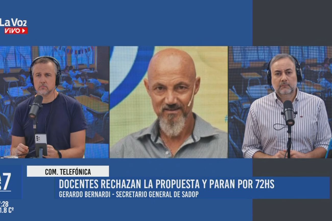 Gerardo Bernardi, secretario general de Sadop.