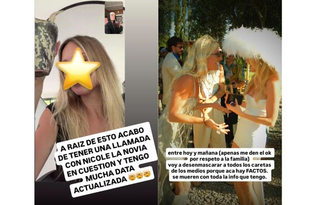 Las historias de Bárbara Pérez sobre la polémica boda. 