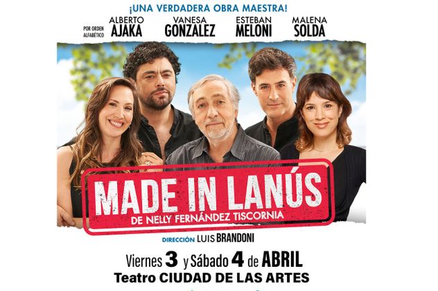 "Made in Lanús", obra de teatro.