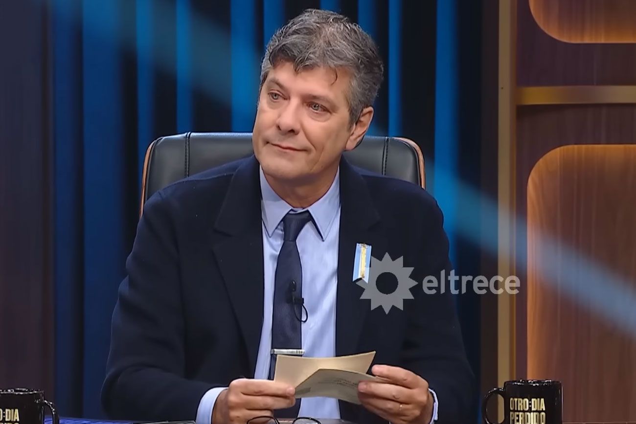 La emoción de Pergolini. Foto: captura pantalla.