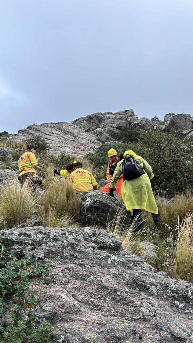 Resctae en el Cerro Champaquí.