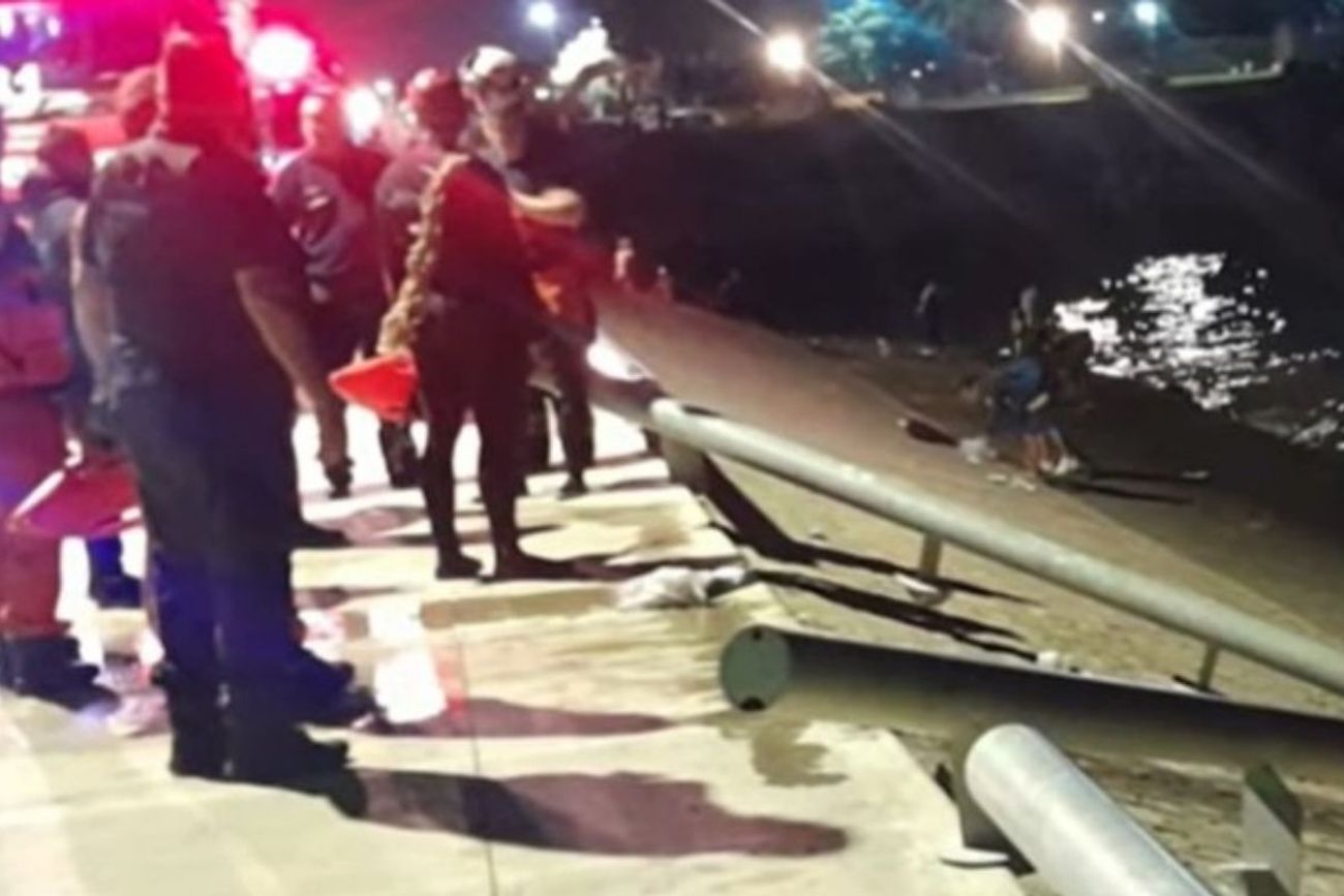 Una madre y su hija cayeron al Río de la Plata con una camioneta: así fue el rescate de tres pescadores
