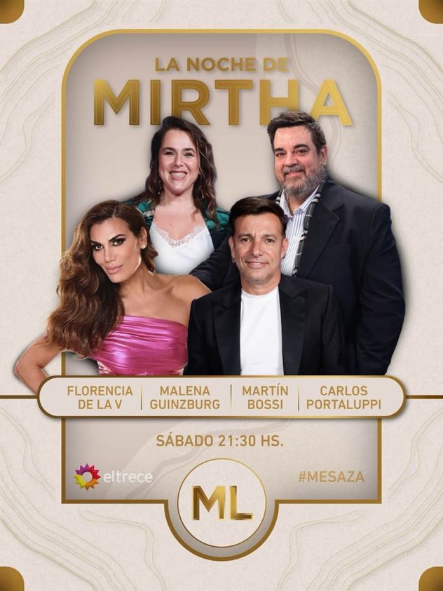 Los invitados al "La noche de Mirtha".