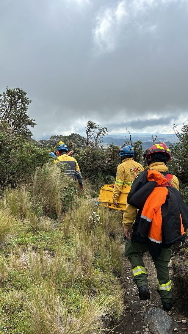 Rescate en el Cerro Champaquí.