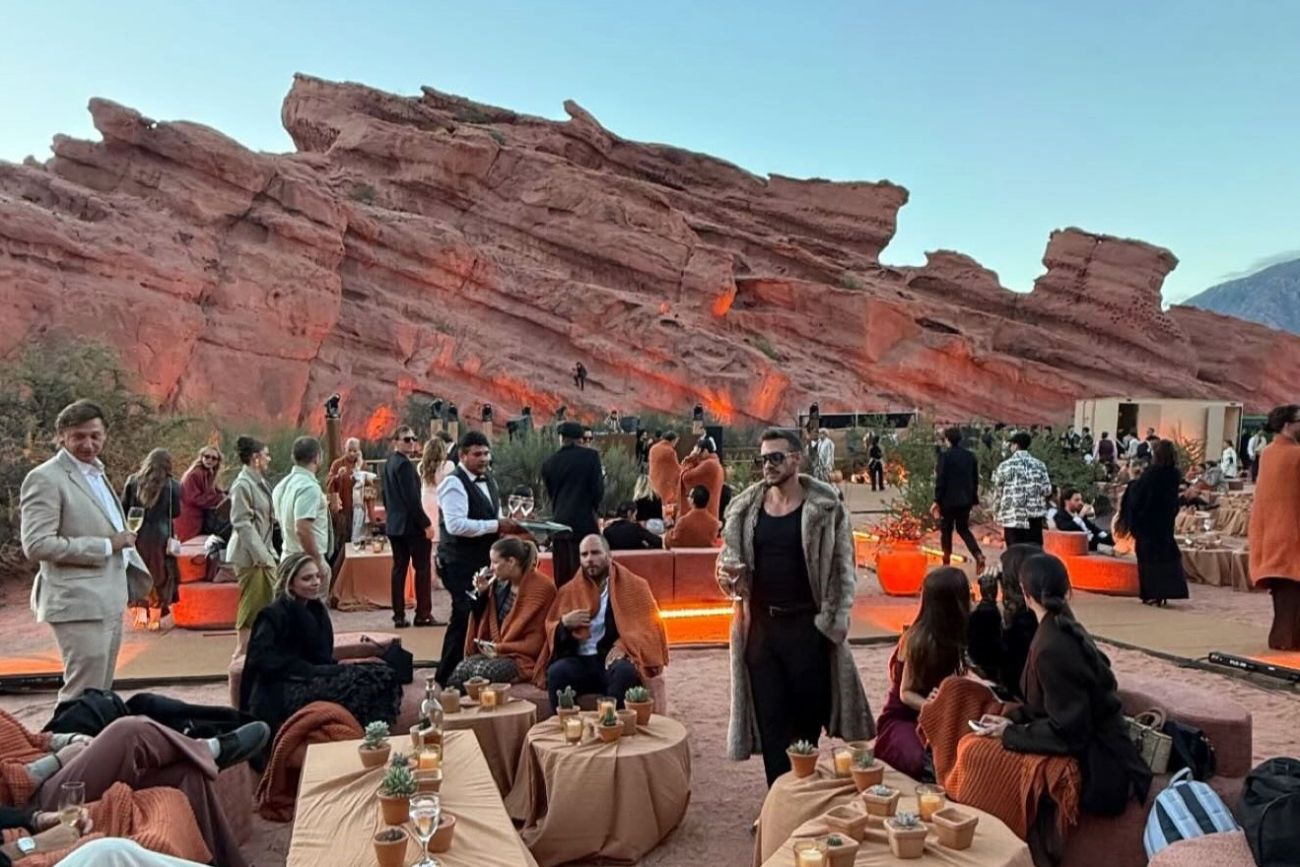 La boda en la Quebrada de las conchas que generó polémica.