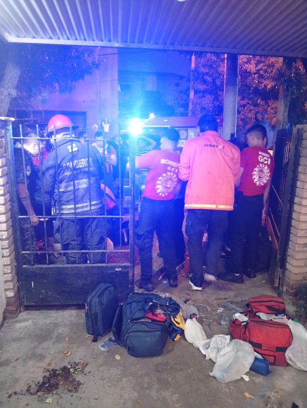 Incendio trágico en Marqués Anexo. (Policía)