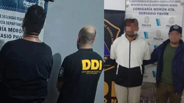 Joel B. (izquierda) fue capturado el 2 de abril y señaló a Pablo G. (derecha) como presunto autor material.