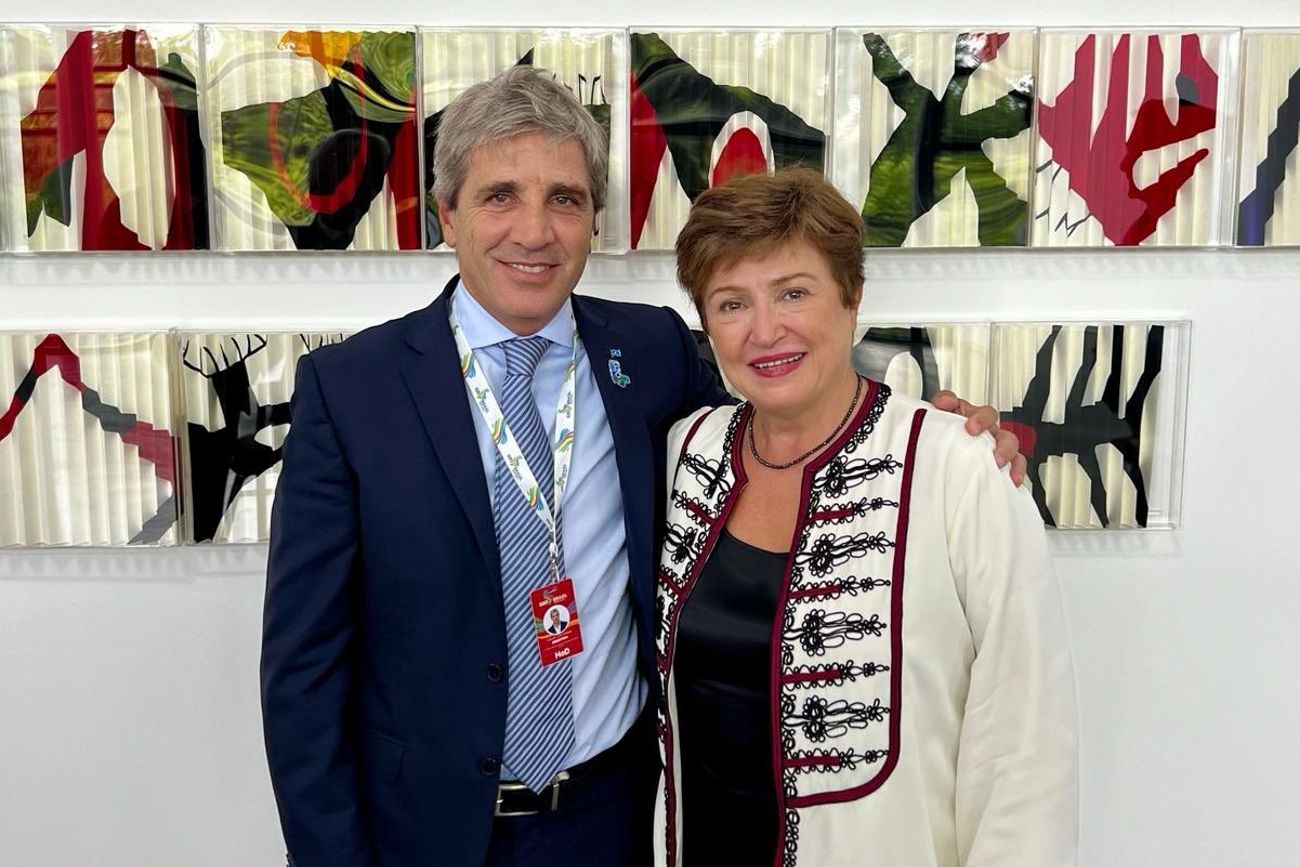 Luis Caputo y Kristalina Georgieva, se verán otra vez en Washington
