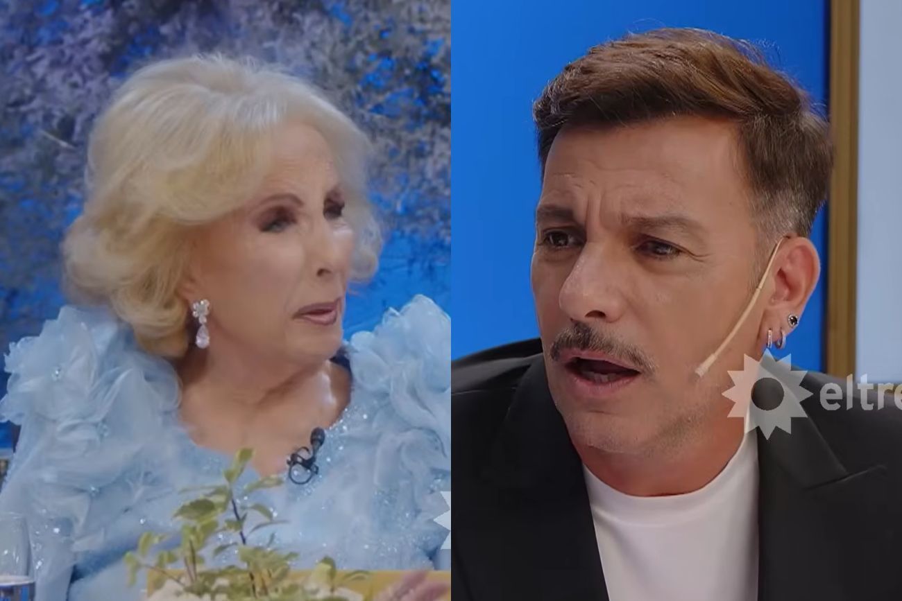 "Es una palabra horrible": el reproche de Mirtha Legrand a Martín Bossi y la respuesta del actor