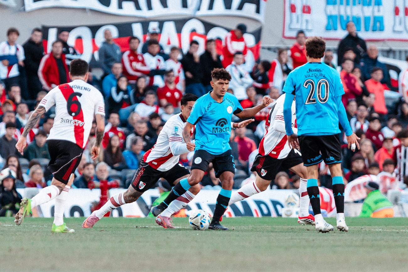 Belgrano visitó a River por el Torneo Apertura de la Liga Profesional. (Prensa Belgrano)