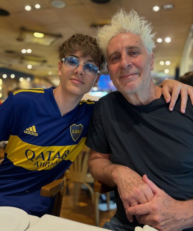 Flor de la V se casó con Pablo Goycochea y sus hijos son Paul e Isabella
