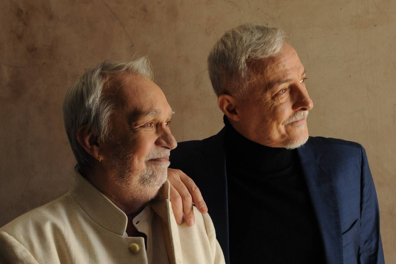 David Lebón y Pedro Aznar, hermanados y contemplativos. (Gentileza Machado Cicala)
