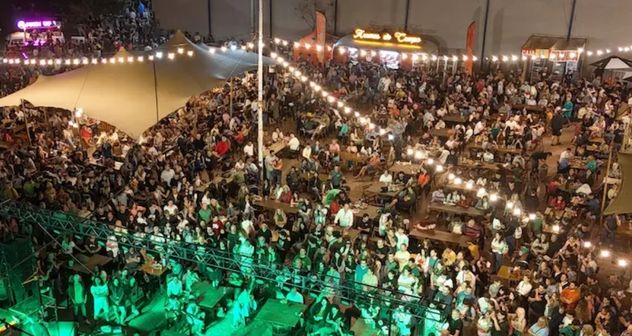 Paseo gastronómica Quinoto, en Río Tercero. Este año va por su sexta edición.