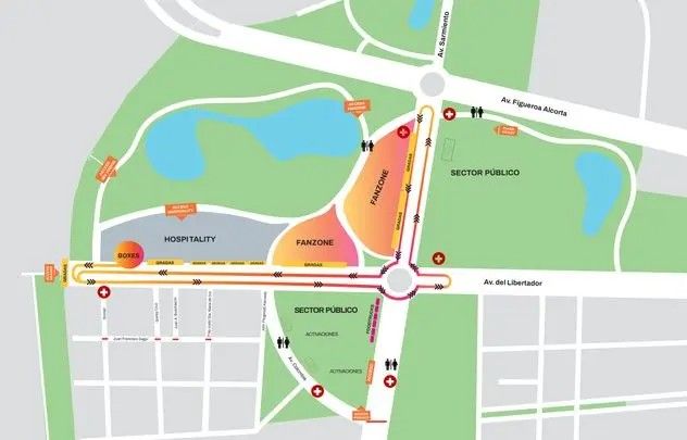 El circuito en Ciudad de Buenos Aires donde será la exhibición de Franco Colapinto.