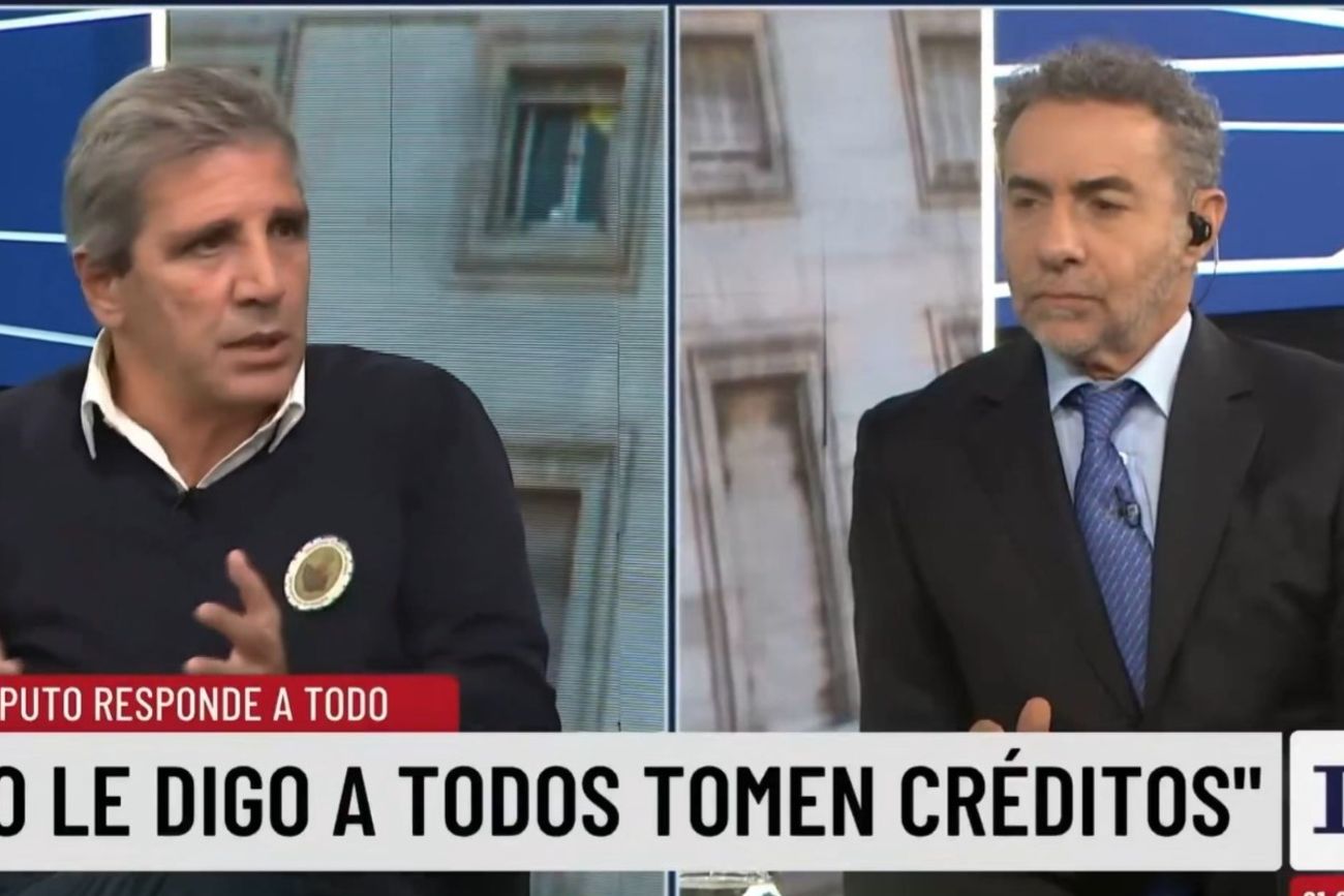 Luis Caputo se refirió en una entrevista en televisión a la polèmica por los créditos hipotecarios del Banco Nación. 