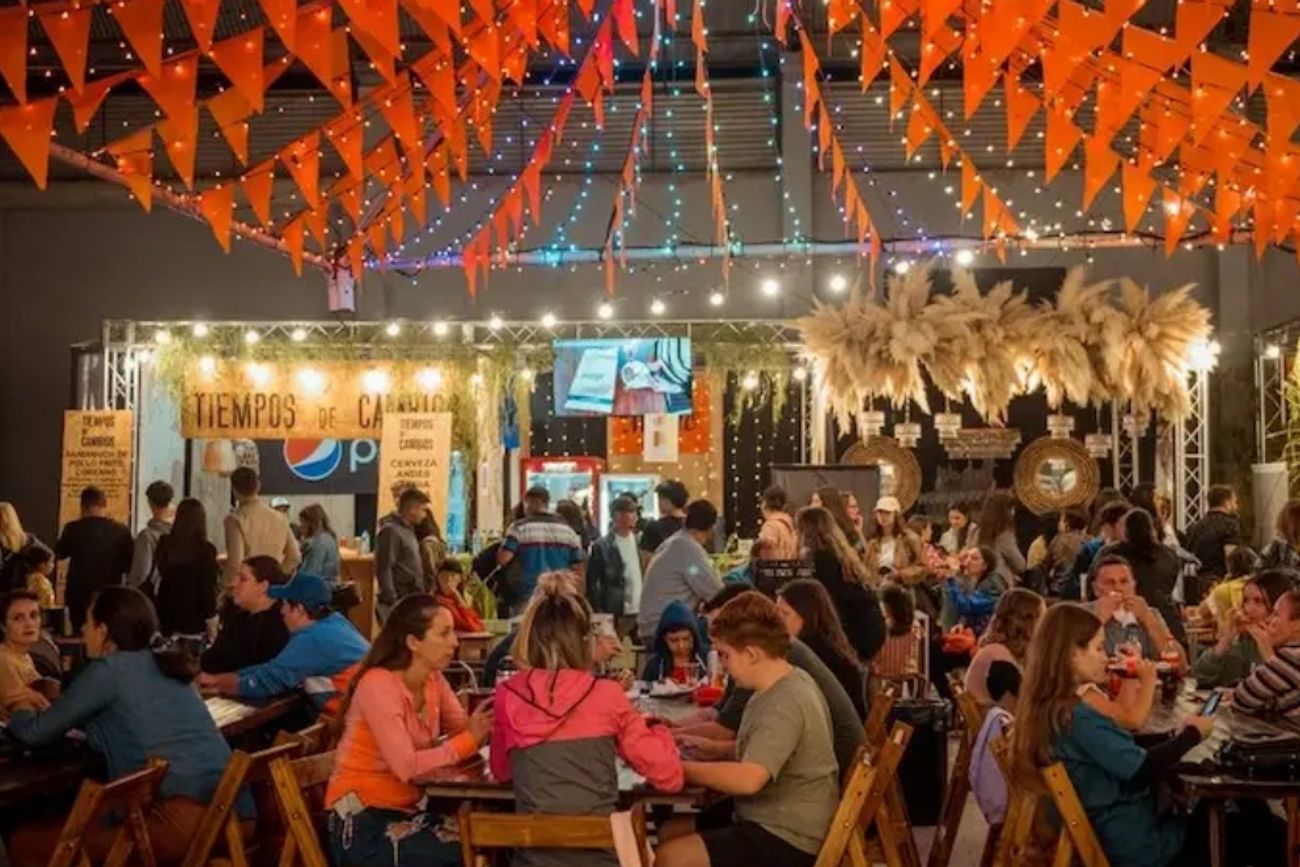 Paseo gastronómica Quinoto, en Río Tercero. Este año va por su sexta edición. 