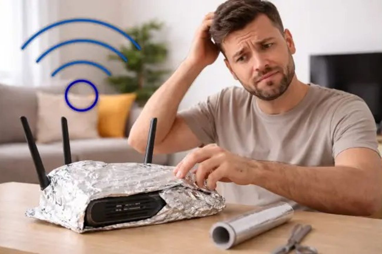Cómo mejorar el wifi con papel de aluminio paso a paso