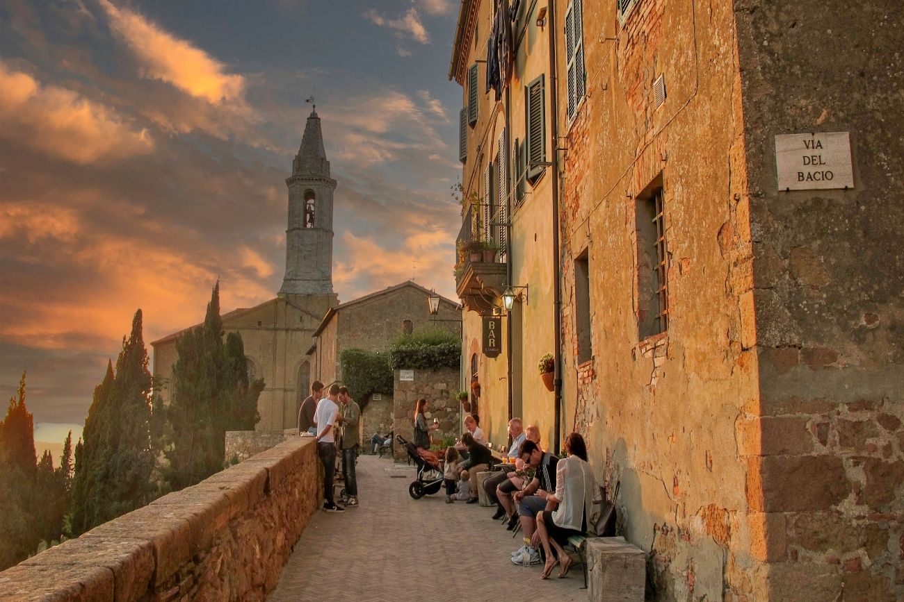 Via del Baccio Pienza. (Foto: Mario Cherrutti)