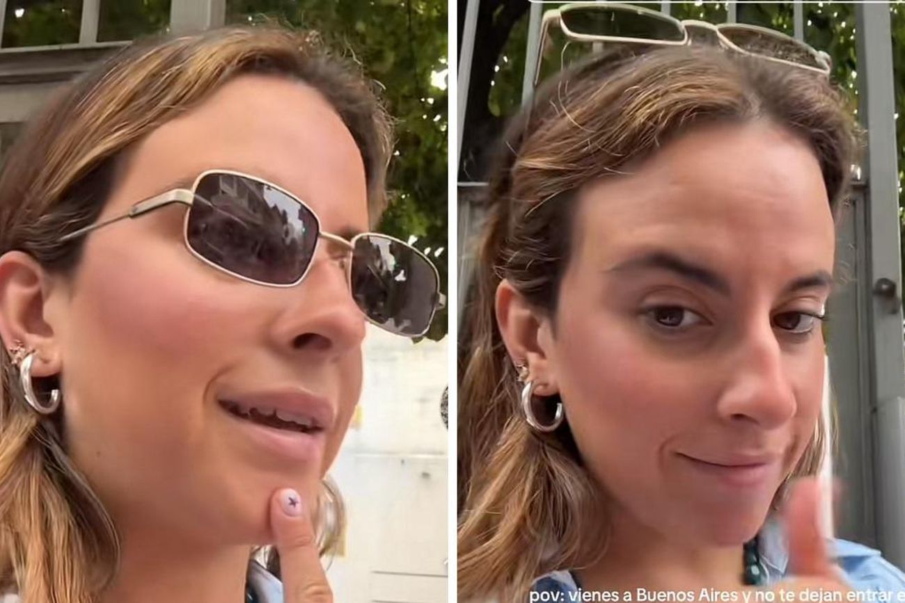 La joven española contó el mal rato que pasó con sus amigas a las afueras de un boliche en Buenos Aires.