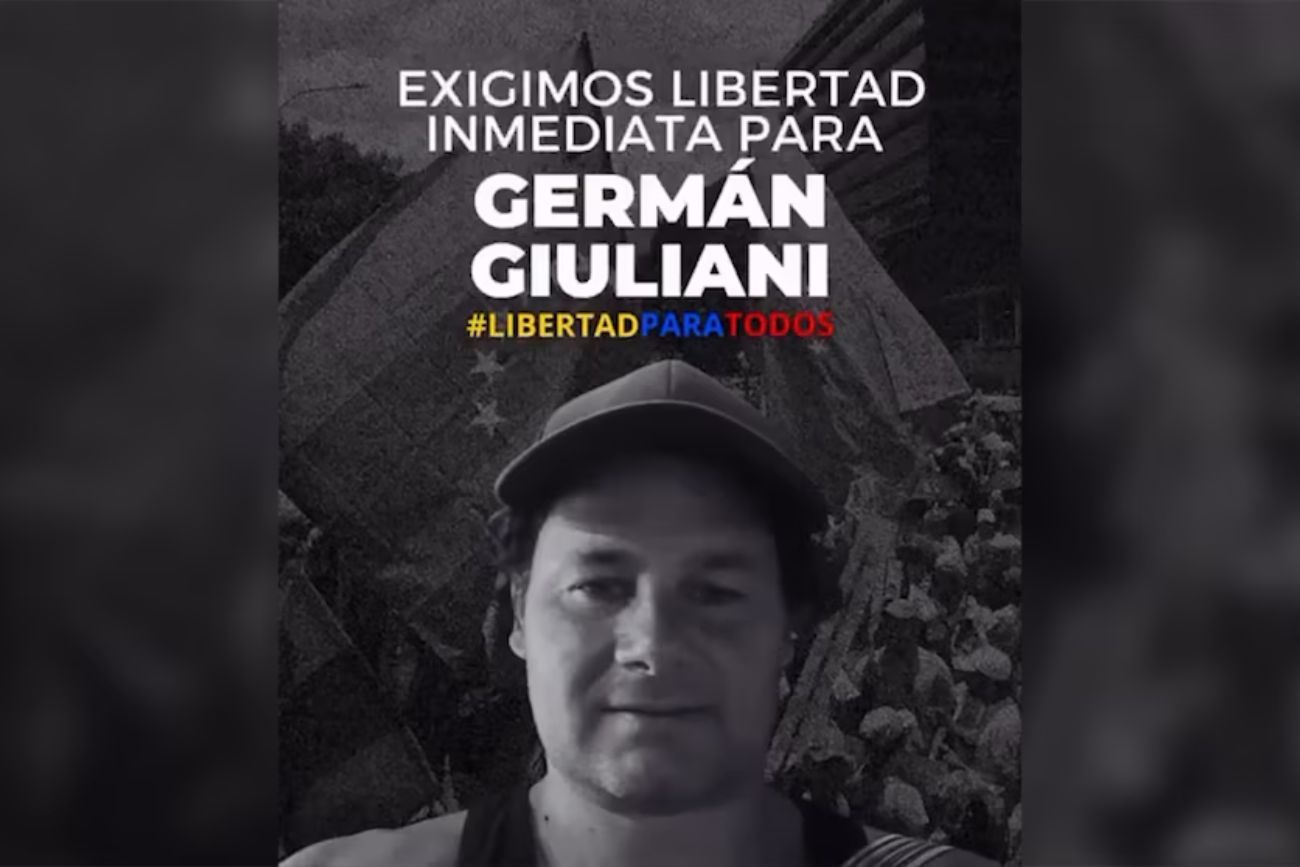 Exigen la liberación de Germán Giuliani, el abogado argentino preso en Venezuela y denuncian torturas
