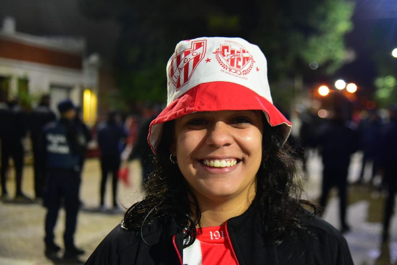 El Cara 'e Cancha de los hinchas de Instituto ante Defensa y Justicia