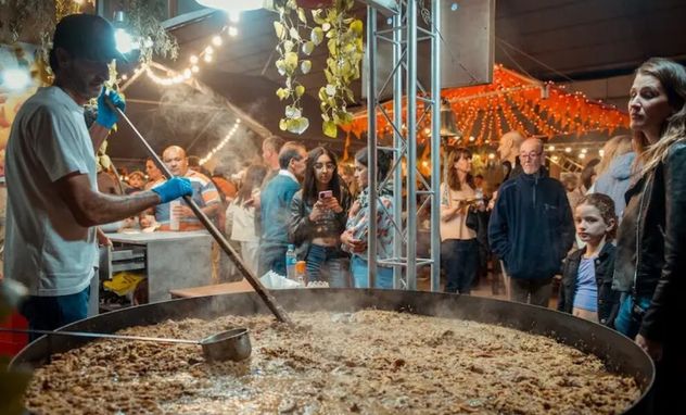Paseo gastronómica Quinoto, en Río Tercero. Este año va por su sexta edición.