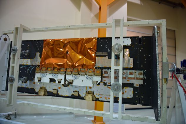 Panel de Saocom en Conae. 