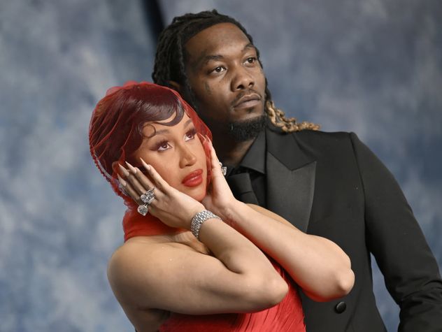 Offsett y Cardi B se casaron en secreto en 2017.
