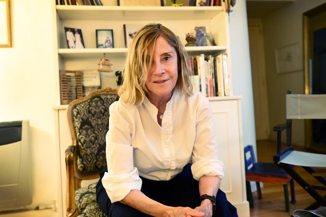 María Negroni escritora, poeta y traductora en su casa en Buenos Aires. 