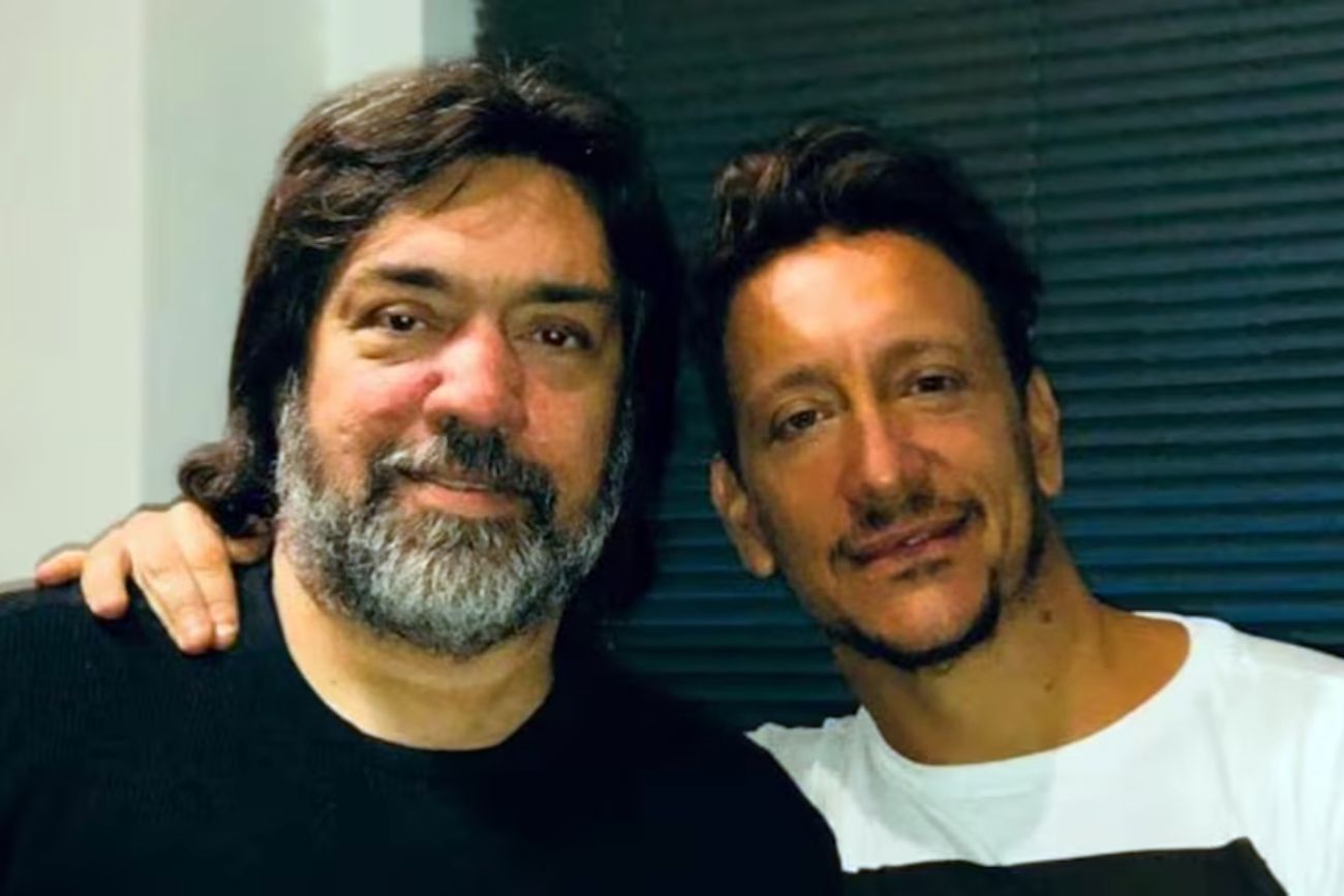 Alejandro Farrel junto a Nicolás Vázquez. 