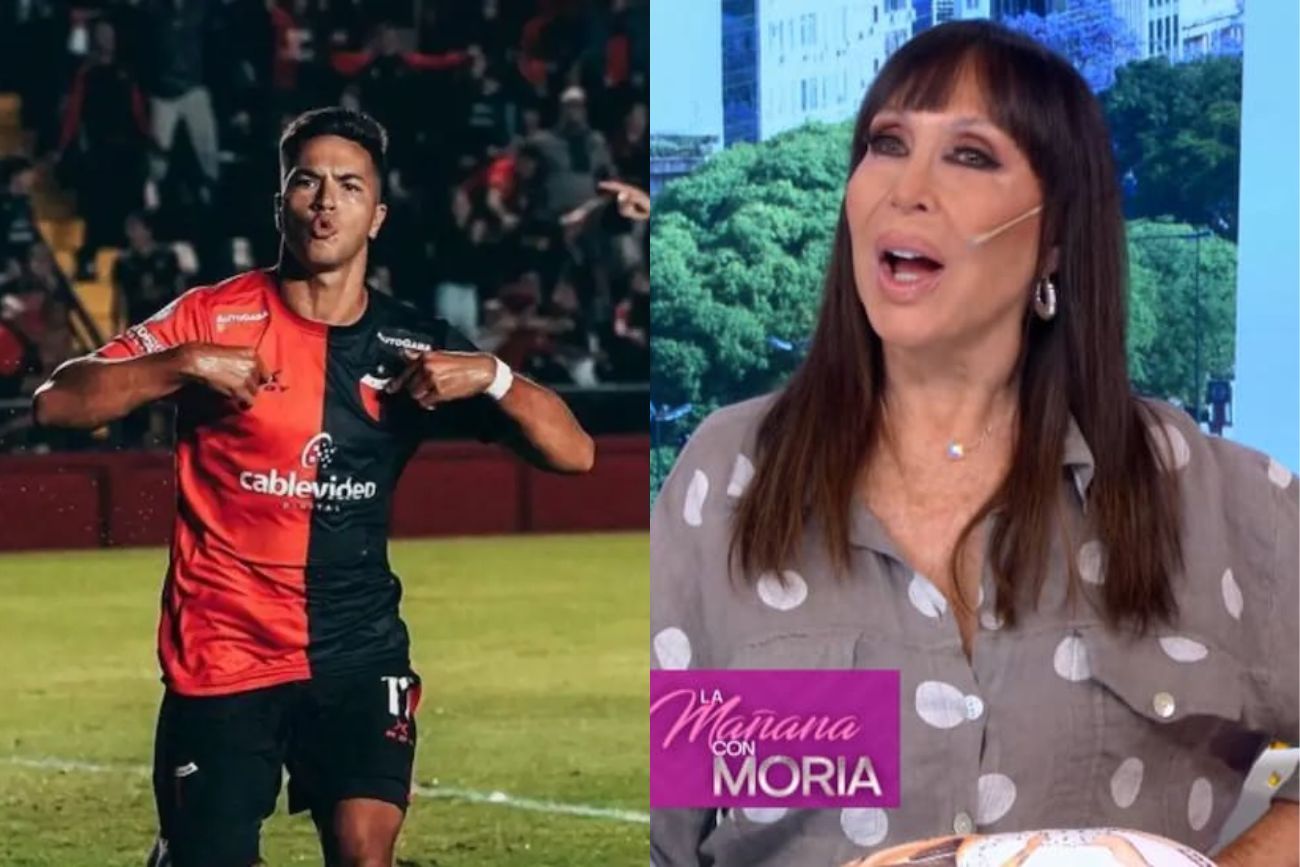 Moria Casán celebró la relación del futbolista de Colón de Santa Fe con su novio.