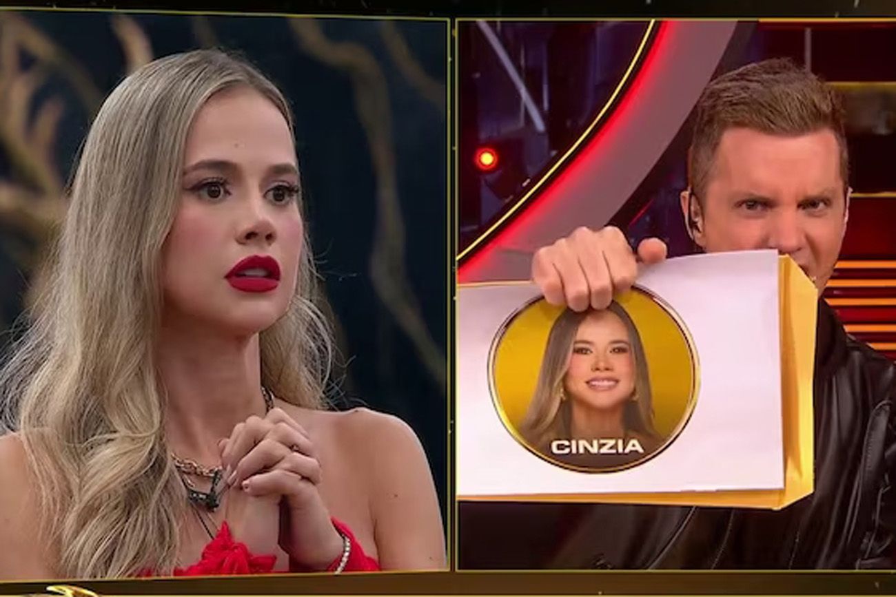 Cinzia quedó shockeada con su eliminación de la casa. 