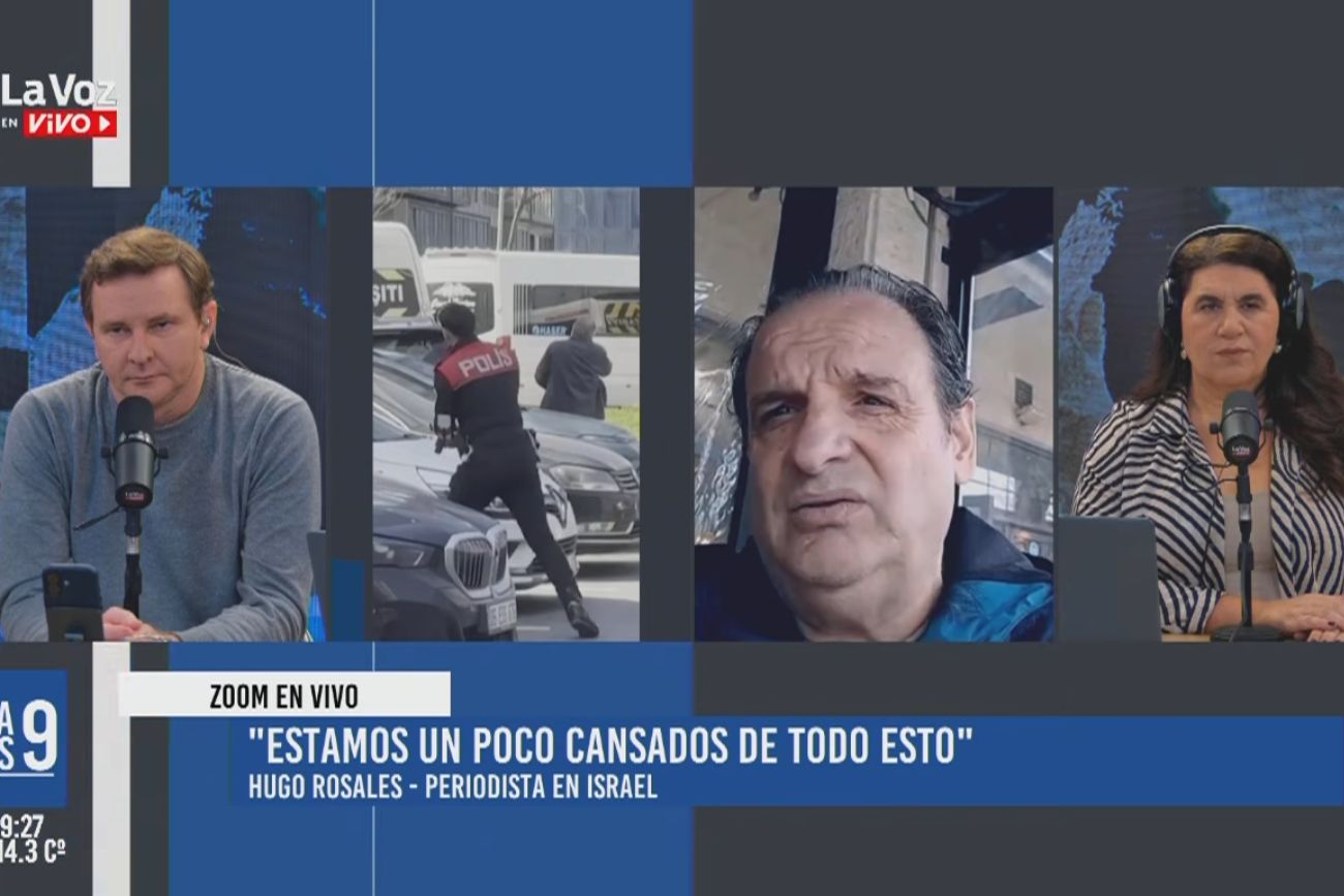 Hugo Rosales, periodista en Israel.