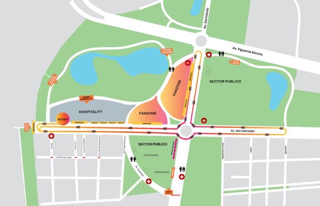 Circuito Colapinto en Buenos Aires.