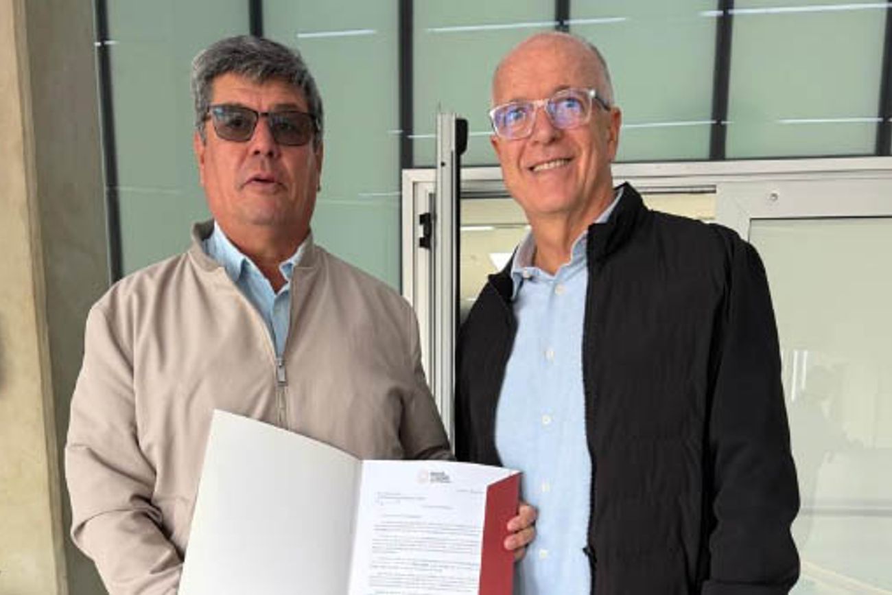Rubén Dagum (presidente del Ente) y Roberto Casari (vice).