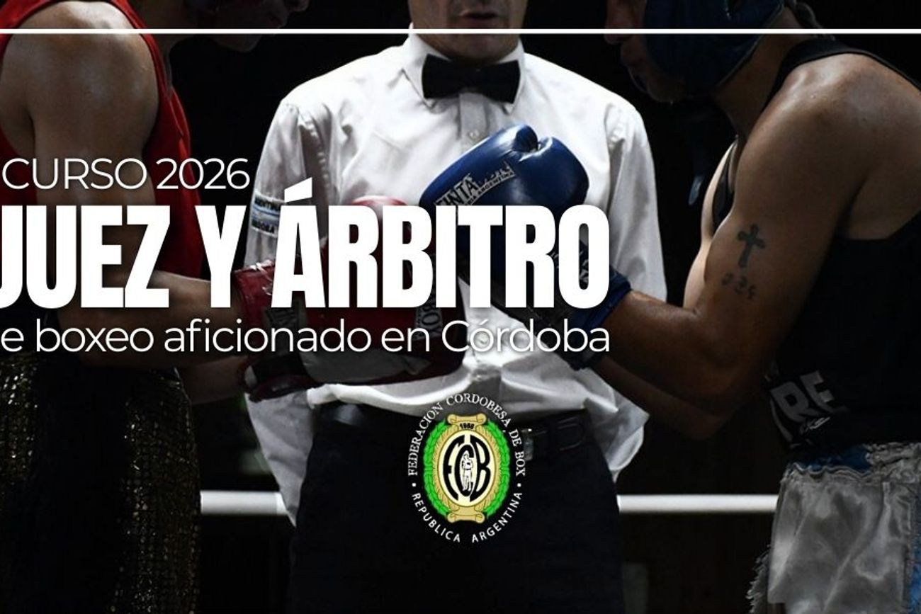 Curso de Árbitro de Boxeo.