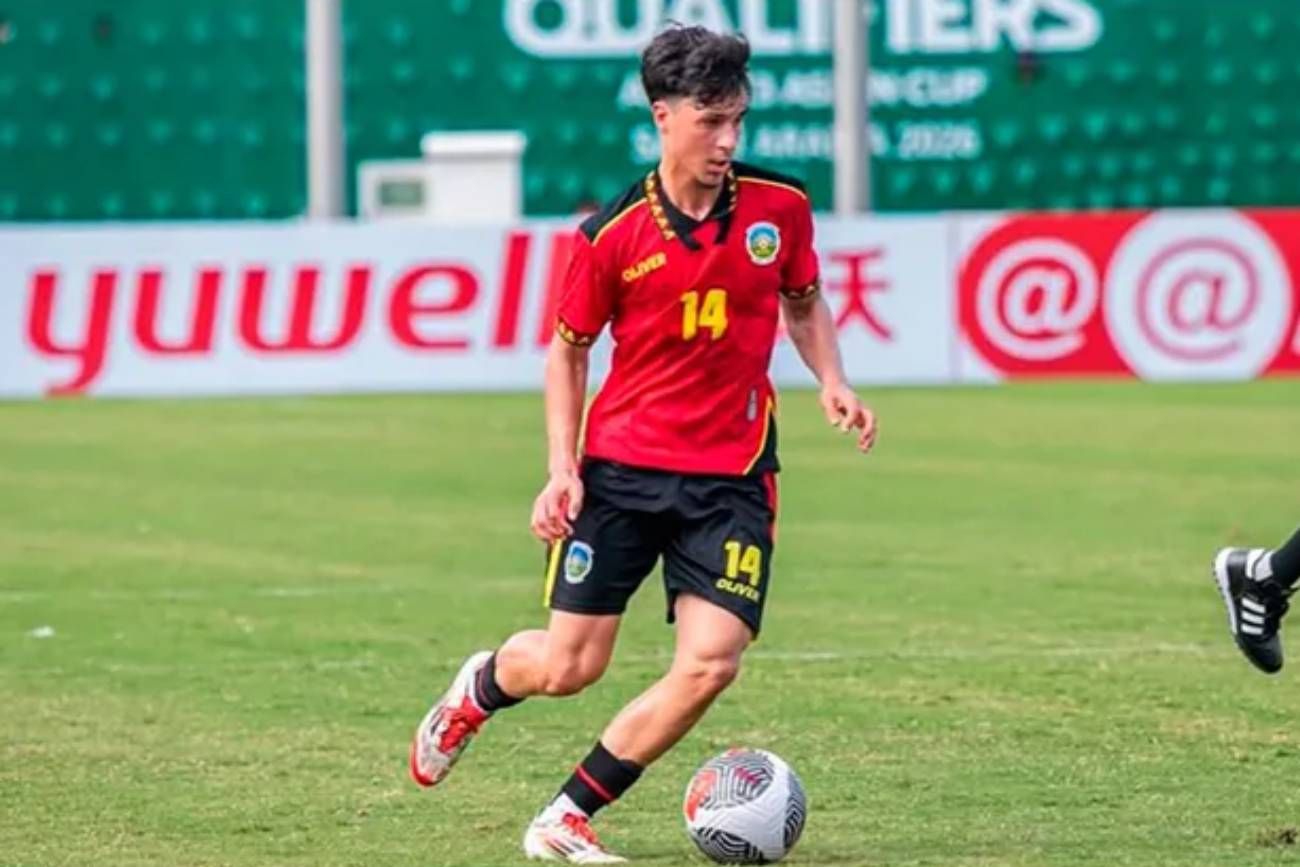 Tristán Arrarte, jugador de 17 años que representa a Timor Oriental.