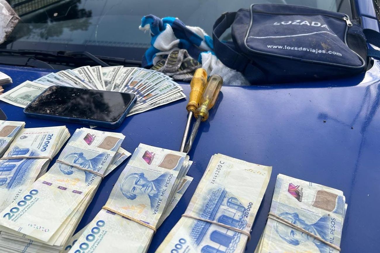 Robo millonario: aparentemente tenían un dato pero los atraparon tras la fuga. (Policía).