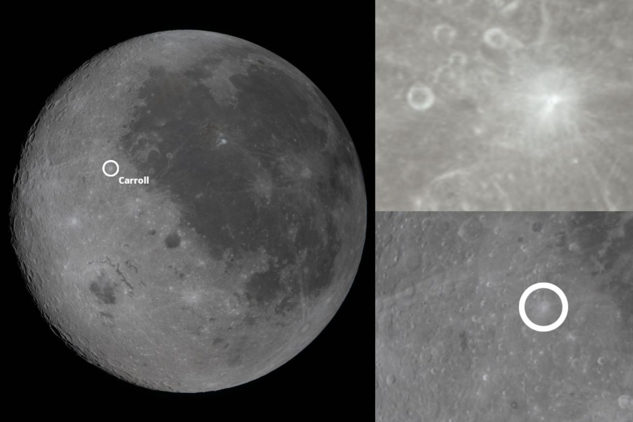 Artemis II: los astronautas nombraron un cráter lunar en homenaje a la esposa fallecida del comandante