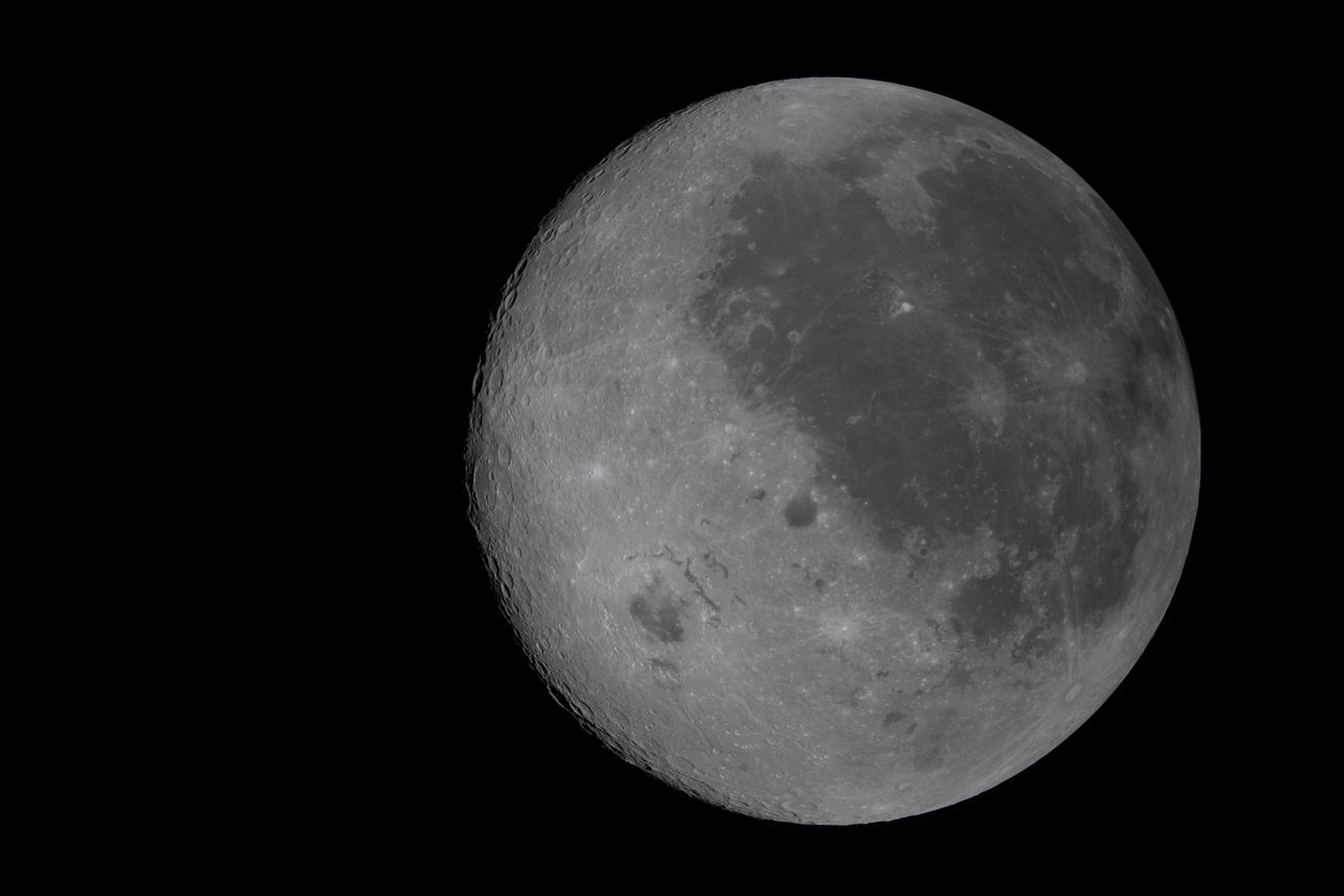 La cara oculta de la Luna, en una imagen tomada por la misión Artemis II.