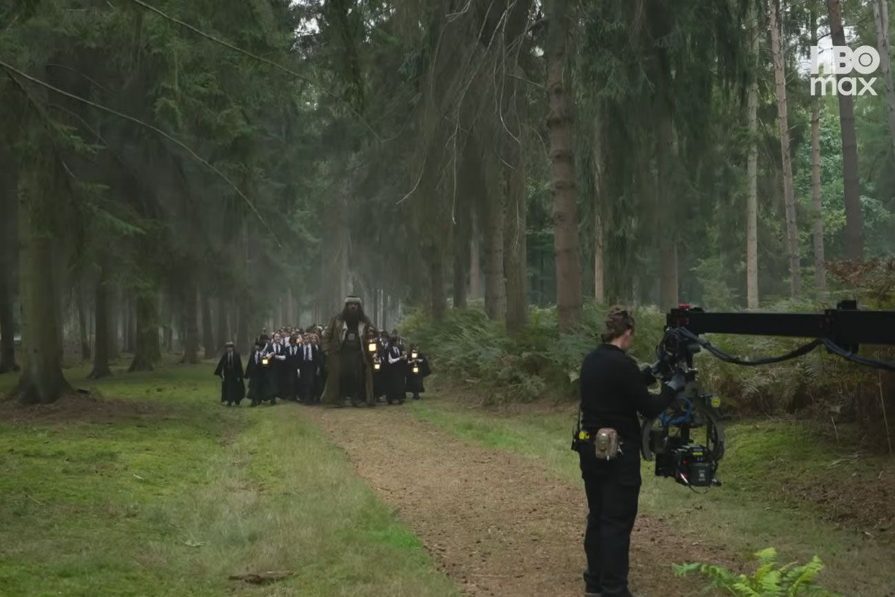 El detrás de escena de Harry Potter. Foto: captura pantalla.
