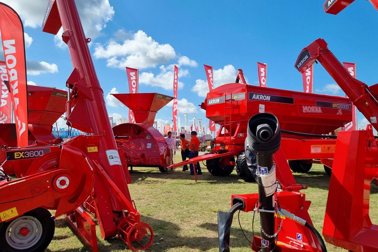 MAQUINARIA. En la reciente edición de Expoagro, la empresa mostró un equipo fabricado bajo estándares de calidad internacional.