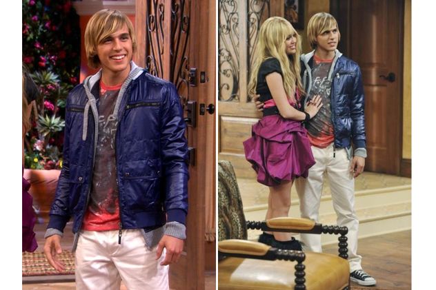 Cody Linley como Jake Ryan y Miley Cyrus como Hannah Montana.