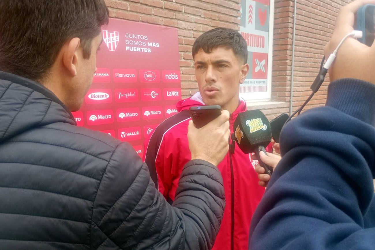 Tissera marcó el lunes su primer gol en Instituto.