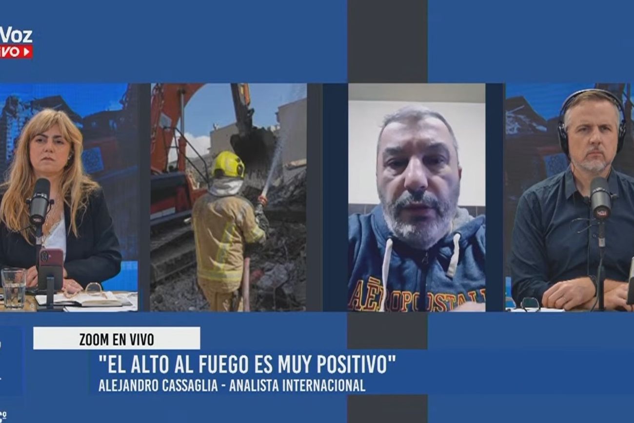 Alejandro Cassaglia, analista internacional en diálogo con La Voz En Vivo tras la tregua entre EE.UU e Irán. 