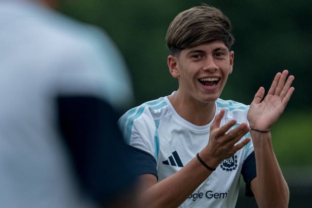 Baroni, jugador de la sub 17 y de Talleres.