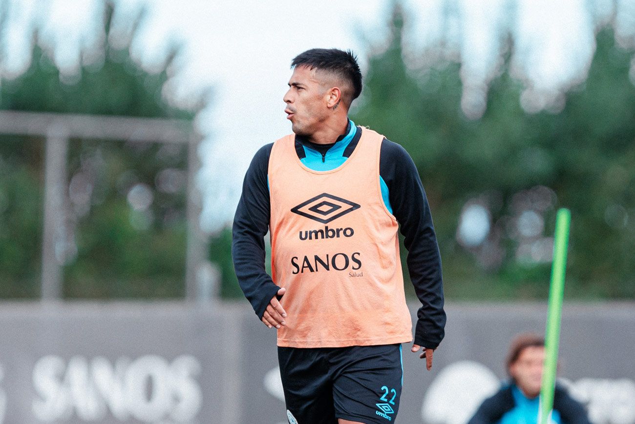 Nicolás "Uvita" Fernández, delantero de Belgrano. 