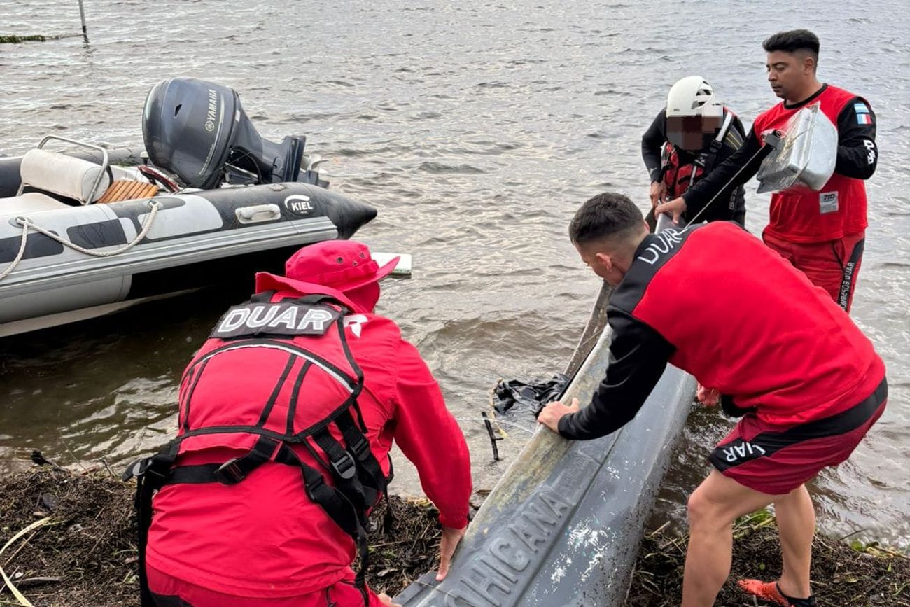 Rescate en el agua. (Policía)